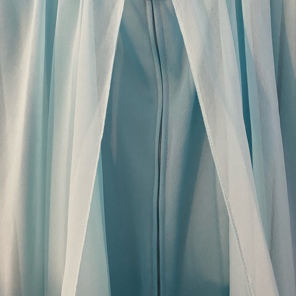 Vintage Skyblue Maxi Dress - Picture 6 of 9